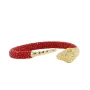 Bracelet jonc Saphira sexy serpent rouge - Barong Barong