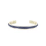 Bracelet jonc Saphira thin basic bleu - Barong Barong