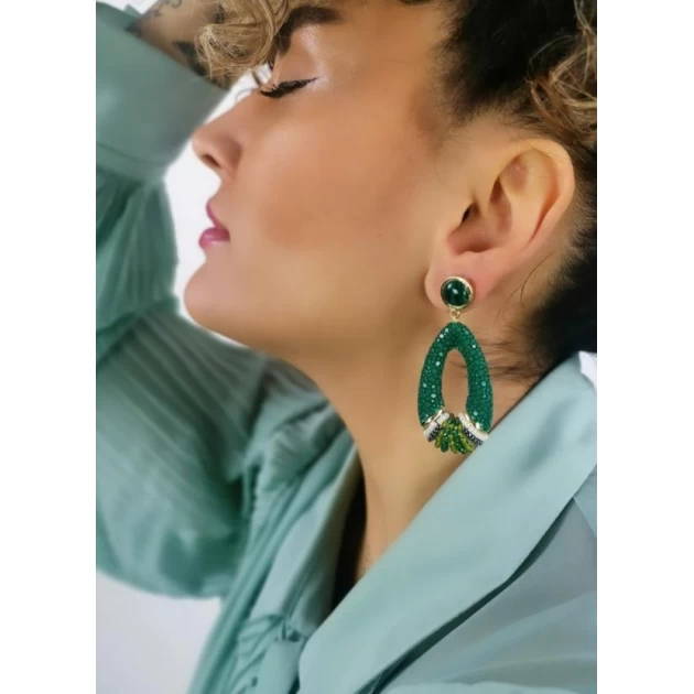 Cocktail earrings with...