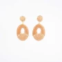 Saphira beige cocktail earrings - Barong Barong