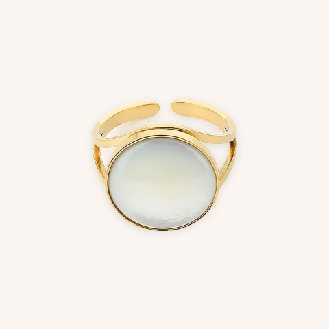 Bague Akilah acier doré - Zag bijoux