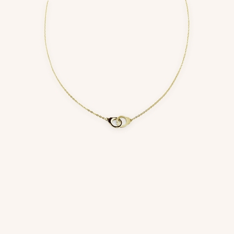 Collier doré Cuff en acier inoxydable - Zag bijoux