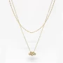 Alta gold necklace in stainless steel - Zag bijoux