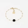 Anty black steel gold bracelet - Zag Bijoux