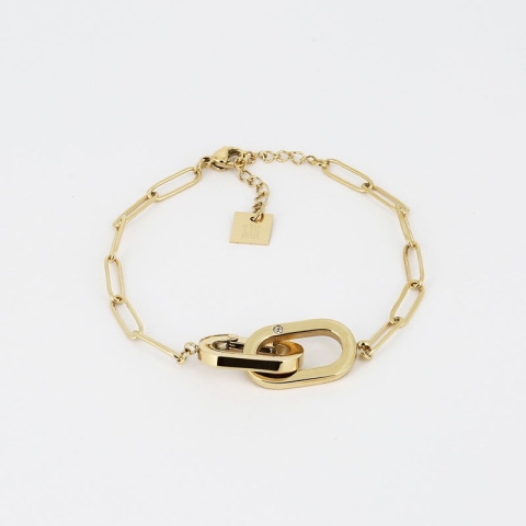 Bracelet Jenny en acier doré - Zag bijoux