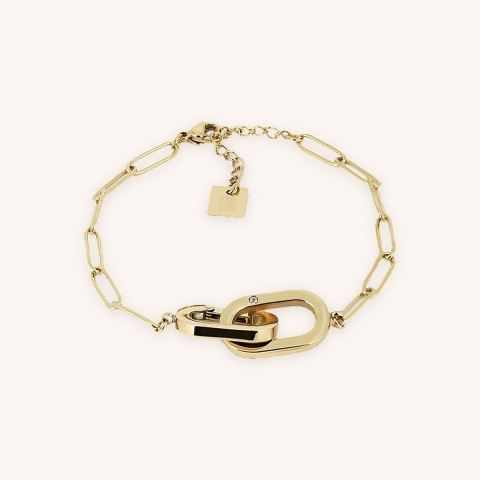 Jenny bracelet in gold steel - Zag bijoux