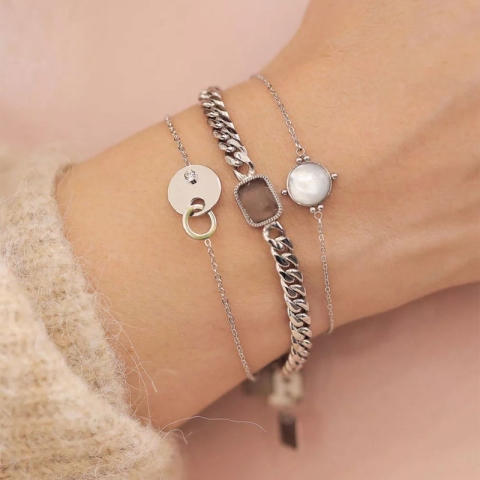 Union silver bracelet - Zag Bijoux