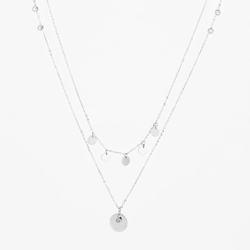 Melie silver necklace - Zag Bijoux