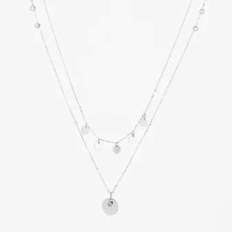 Melie silver necklace - Zag...