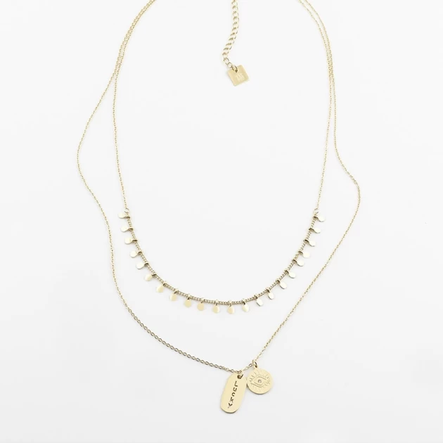Luc gold necklace - Zag Bijoux