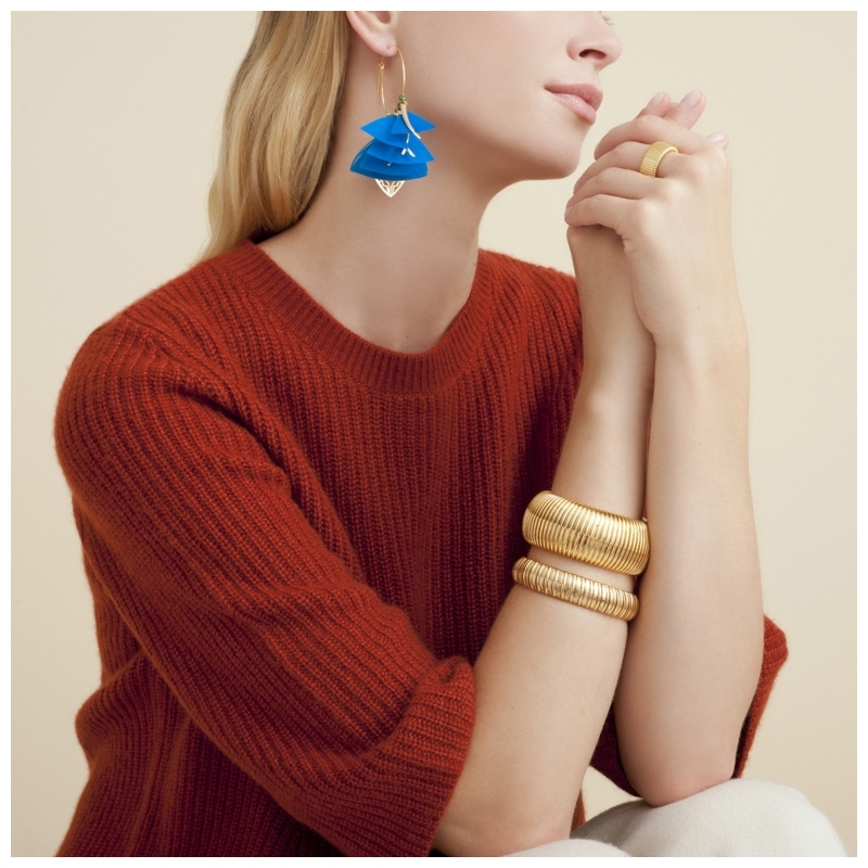 Breva gold bracelet - Gas bijoux