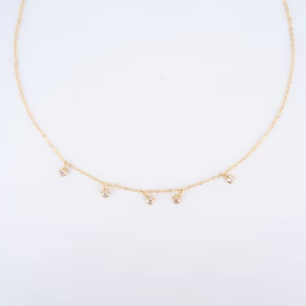 Ava necklace in gold stainless steel - Zag bijoux