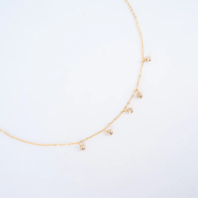 Ava necklace in gold stainless steel - Zag bijoux