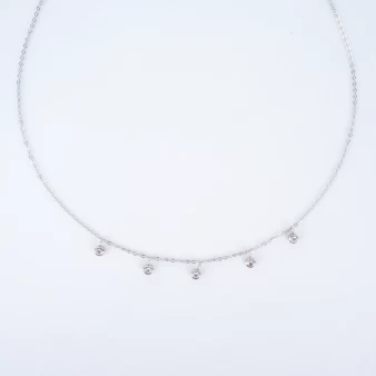 Ava necklace in stainless...