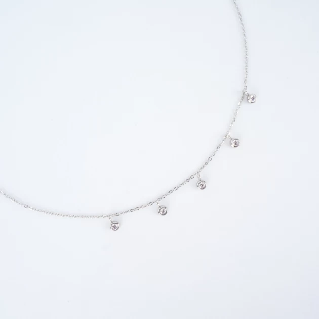 Ava necklace in stainless steel - Zag bijoux