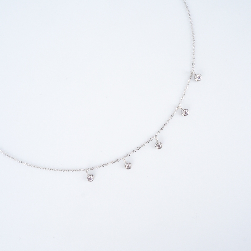 Ava necklace in stainless steel - Zag bijoux