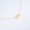 Collier Ellie en acier doré - Zag bijoux