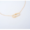 Ellie necklace in gold steel - Zag bijoux