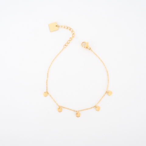 Golden Pastilles bracelet in stainless steel - Zag Bijoux
