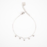 Steel chain bracelet set with zirconium - Zag Bijoux