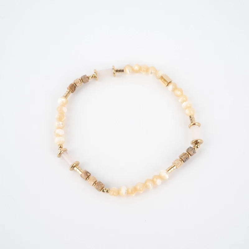 Bracelet élastique ornée de pierres - Zag Bijoux