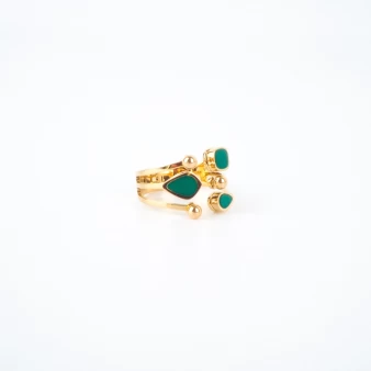 Janelle Malachite ring in...