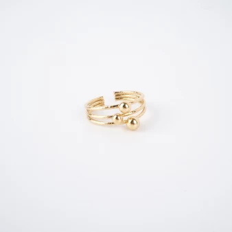 Adjustable ring in gold...