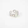 Stainless steel chain ring - Zag bijoux