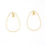 Annalena gold earrings in steel - Zag Bijoux