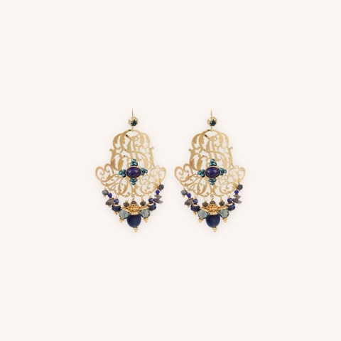 Charlie gold earrings - Gas bijoux