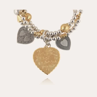 Bracelet Merlin Love bicolore - Gas bijoux