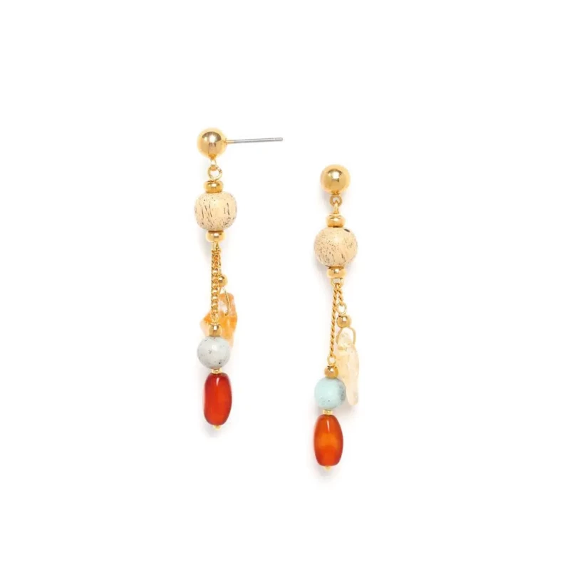 3 tassel earrings - Nature bijoux