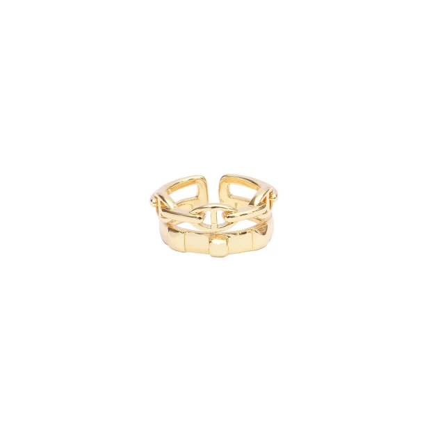 Esther ring in gold plated...