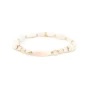 Oval beaded stretch bracelet - Nature Bijoux