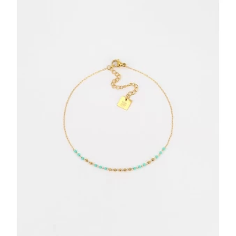 Prudence Turquoise anklet -...
