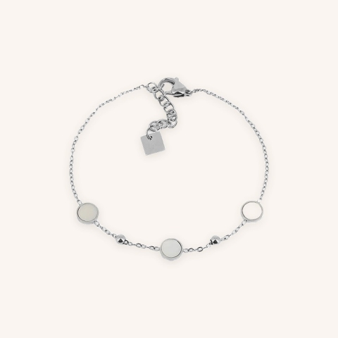 Bracelet Kalina nacre en acier inoxydable - Zag Bijoux
