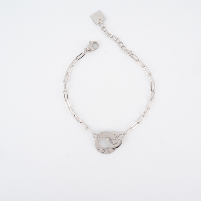 Stainless steel love bracelet - Zag Bijoux