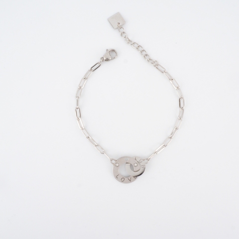 Stainless steel love bracelet - Zag Bijoux