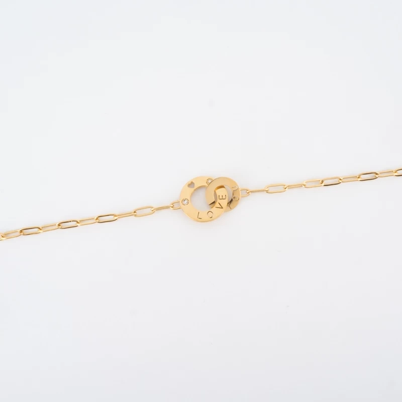 Love bracelet in gold steel - Zag Bijoux - Zag Bijoux