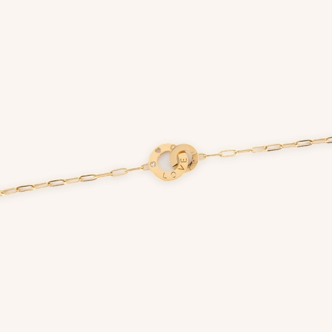 Love bracelet in gold steel - Zag Bijoux - Zag Bijoux