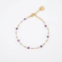 Chain bracelet gilded with fine amethyst gold - Zag Bijoux