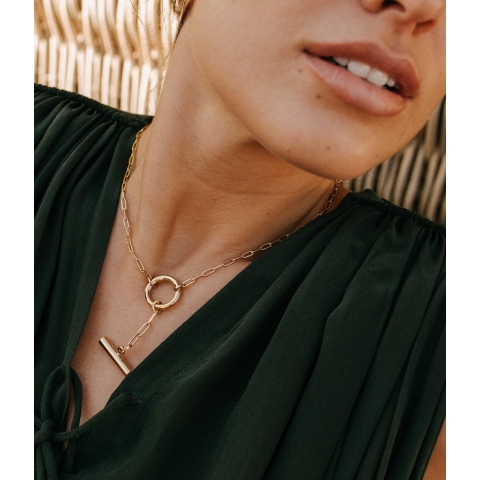 Collier maillons Catelyn en acier inoxydable - Zag bijoux