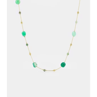 Lux gold choker necklace -...