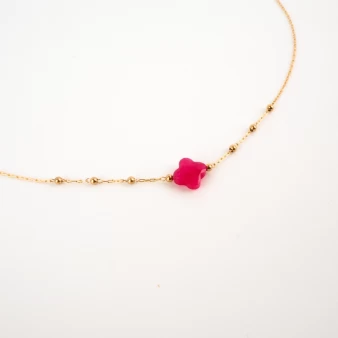 Indian ruby clover necklace...
