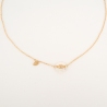 Collier œil Nacre en acier jaune - Zag Bijoux