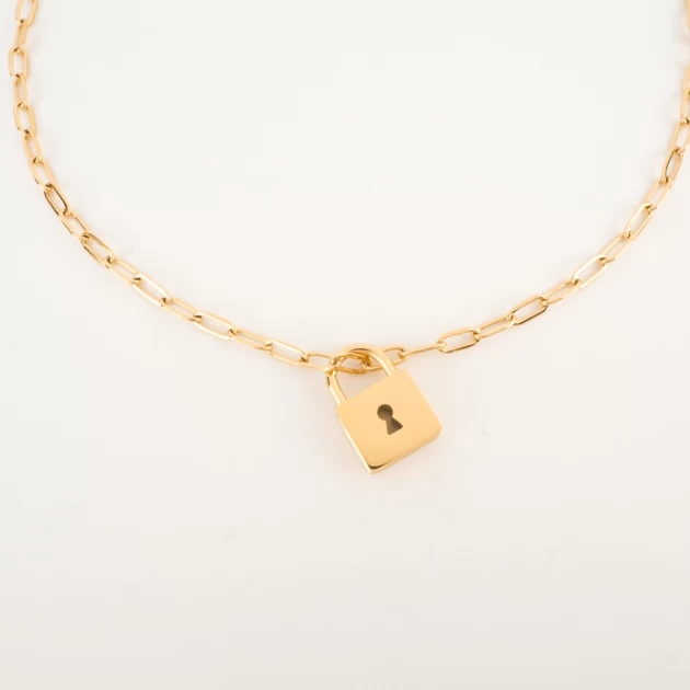 Cadena necklace in yellow...