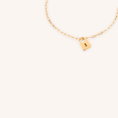 Cadena necklace in yellow steel - Zag Bijoux