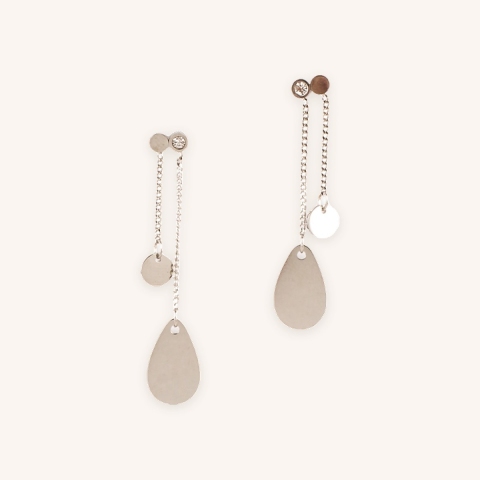 Anaïs steel earrings - Zag Bijoux