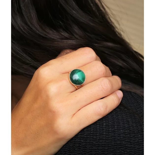 Yellow steel Akilah ring - Zag Bijoux