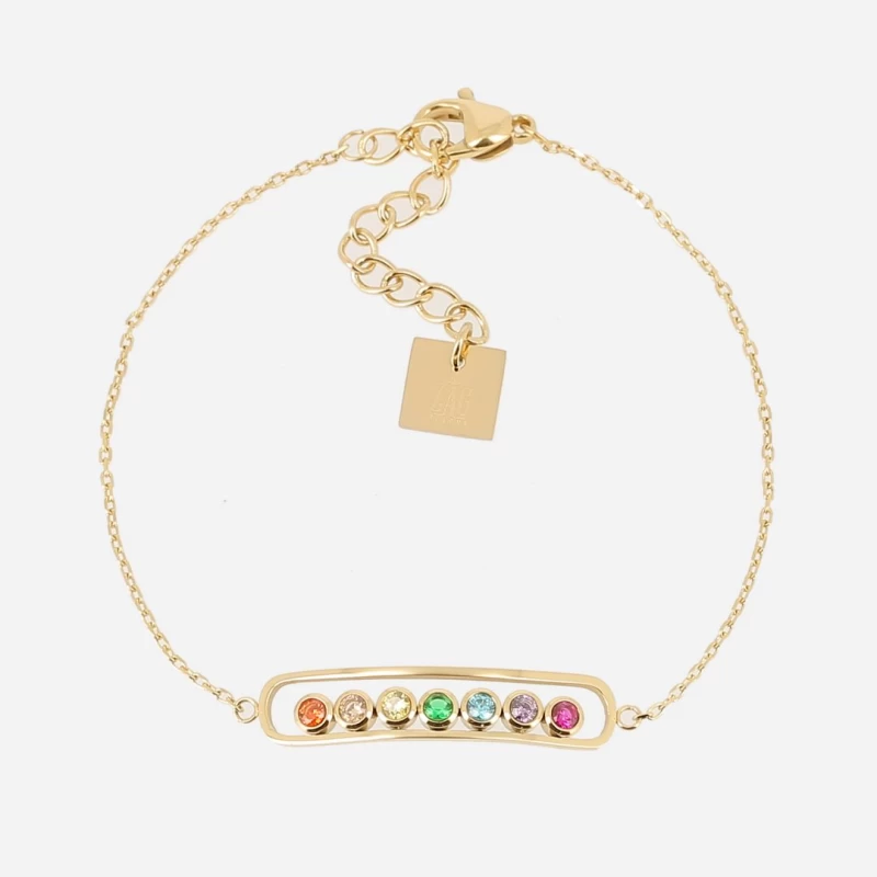 Anaha bracelet in gold steel - Zag bijoux